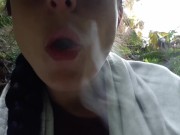 ASMR Smoking Fetish Down By The Creek 11/16