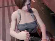 Jill Valentine Hentai - Handjob Cumshot