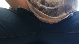 BBW cums at her desk while at work! Nearly caught! 