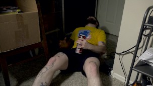 trying out the new Four Loko Fleshlight