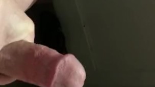 Early morning jerking off with great cumshot on floor