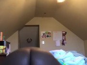 Horny Ebony Fucks Pink Dick (teaser vid)