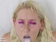 FREE PREVIEW v427 Queen Of Cum Bath Bukkake Gangbang