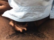 My Cousin’s Babymama deepthroating my 9.5 inch BBC in the back seat 2/16