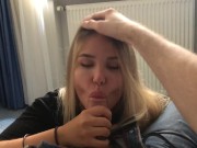 BABY FACE BLOWJOB AND EAT SOME CUM  4/16