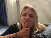 BABY FACE BLOWJOB AND EAT SOME CUM  5/16