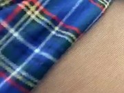 Naughty schoolgirl skips class to cheat on boyfriend in public 11/16