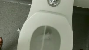Pissing All Over a Public Toilet
