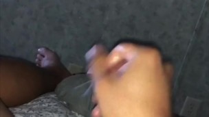Teen jerking off and cums