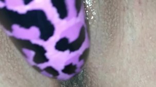Pussy throbbing orgasm (toy play)