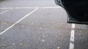 Public Fuck & Cream Pie in Outside Car Park