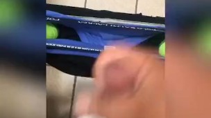 Cumming in a hotel