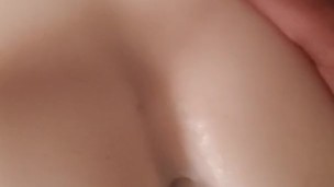 Athletic light skin bbc fucks and cums on white pussy