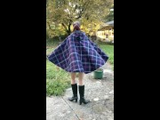 Feeding the birds (Naked!)