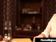 Horny White Layla Price Wrecked In Restaurant By Rome Major! 3/16