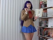 BLOOPERS for Masochist in Love Yuri Doki Doki Literature Club Omanko Vivi 1/16
