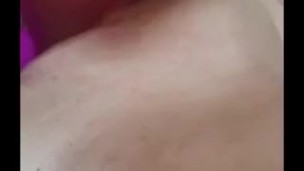 Fucking myself with multiple toys with DP and loud screaming and cumming