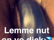 Fucking my self with 10inch dildo