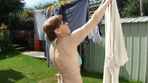 Sexy Way To Hang My Clothes In A Thong And Sexy Bra...Sexy And Hot!