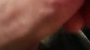 Chubby daddy playing with his cock