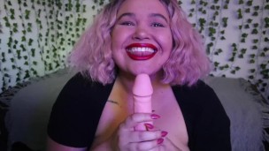 BBW VIRGIN GOES CRAZY FOR YOUR COCK DEEPTHROAT