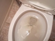amateur GUY PISSING in the toilet man pee