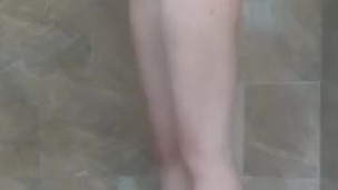 Sexy babe take shower
