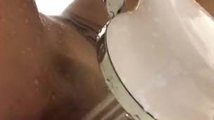 Shh! I snuck off to fuck the shower head