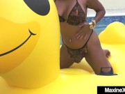 Asian Persuasion Maxine X Finger Fucky On Rubber Ducky! 2/16