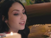 GIRLSWAY Big Natural Tits & Ouija Board Makes Hot Threesome! 3/16