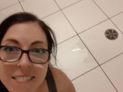 Naughty Girl Pisses In a Drain On The Floor 16/16