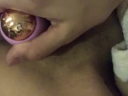 Fucking my wet pussy with my toy