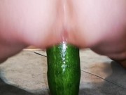cucumber fast fucking my ass pov