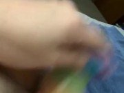 Sexy play time with cum on my face