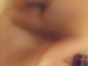 Lonely Milf Licks Her Own Cum Off Her Fingers
