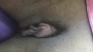 Big dildo little pussy