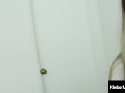 Neighborhood Girl Kimber Lee Blows A Hard Stalking Voyeur! 5/16