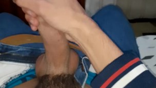 boy playing with big dick