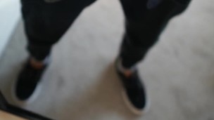 Japanese Boy Cumming On His Mirror