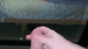 Jerking and shooting on a mirror!!!