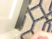 Listening to young couple in hotel while I cum in hallway 13/16