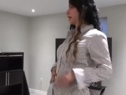 Girl Belly Ripples