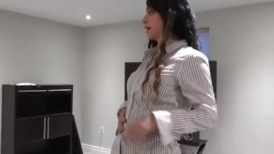 Girl Belly Ripples
