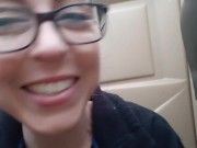 DOrky Girl Uses Porta John 14/16