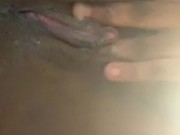 EBONY TEEN HAS UPSKIRT ORGASM 16/16