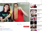 YouTuber Haley420 Accidentally Uploads Vid Of Her Getting Fucked 1/16