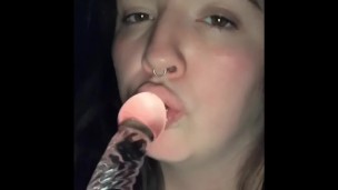 clips of me sucking and fucking my favorite dildos