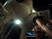 SUBMISSIVE HUSBAND-Fisting a Sissy Big End up 3/16