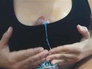 POV Handjob and sport bra fuck. shhhhh I want your cumshot at parents home 13/16