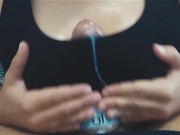 POV Handjob and sport bra fuck. shhhhh I want your cumshot at parents home 15/16